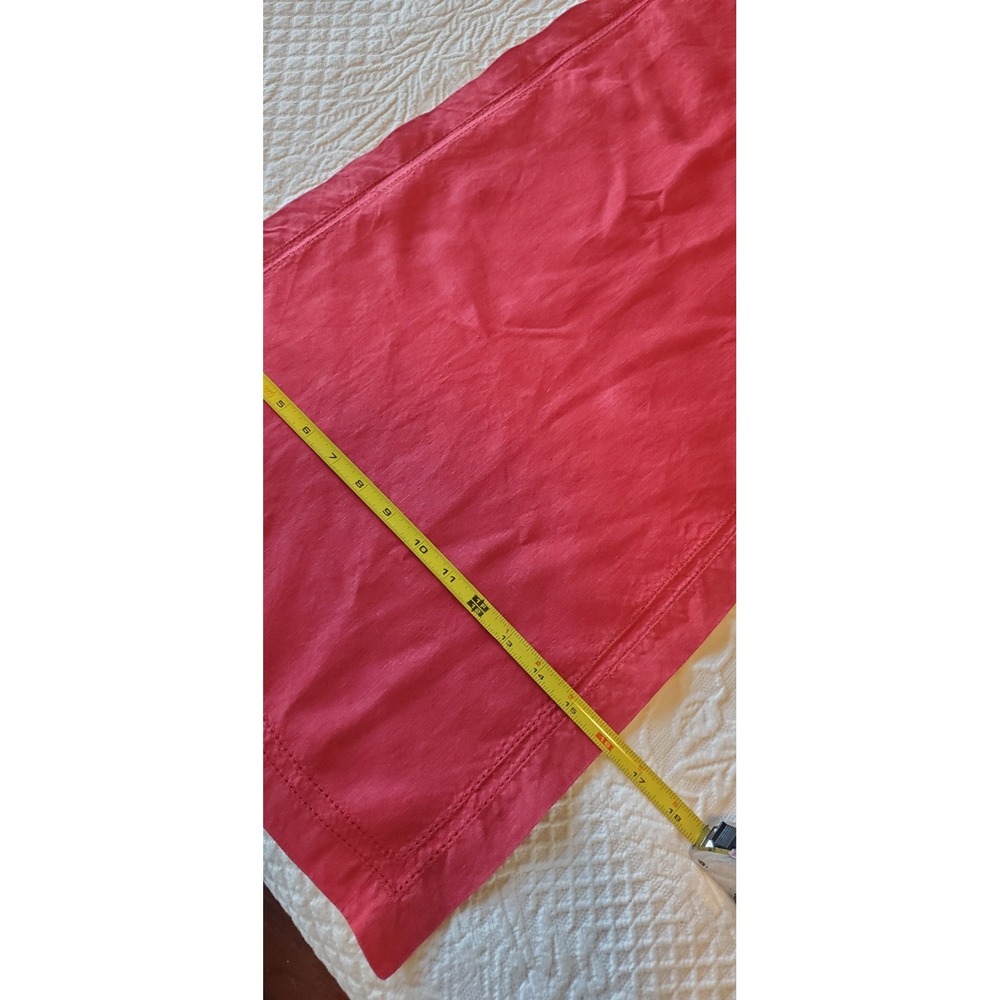 Williams Sonoma 100% Linen Table Runner Rectangle‎ 16 X 104 Red - Picture 4 of 8